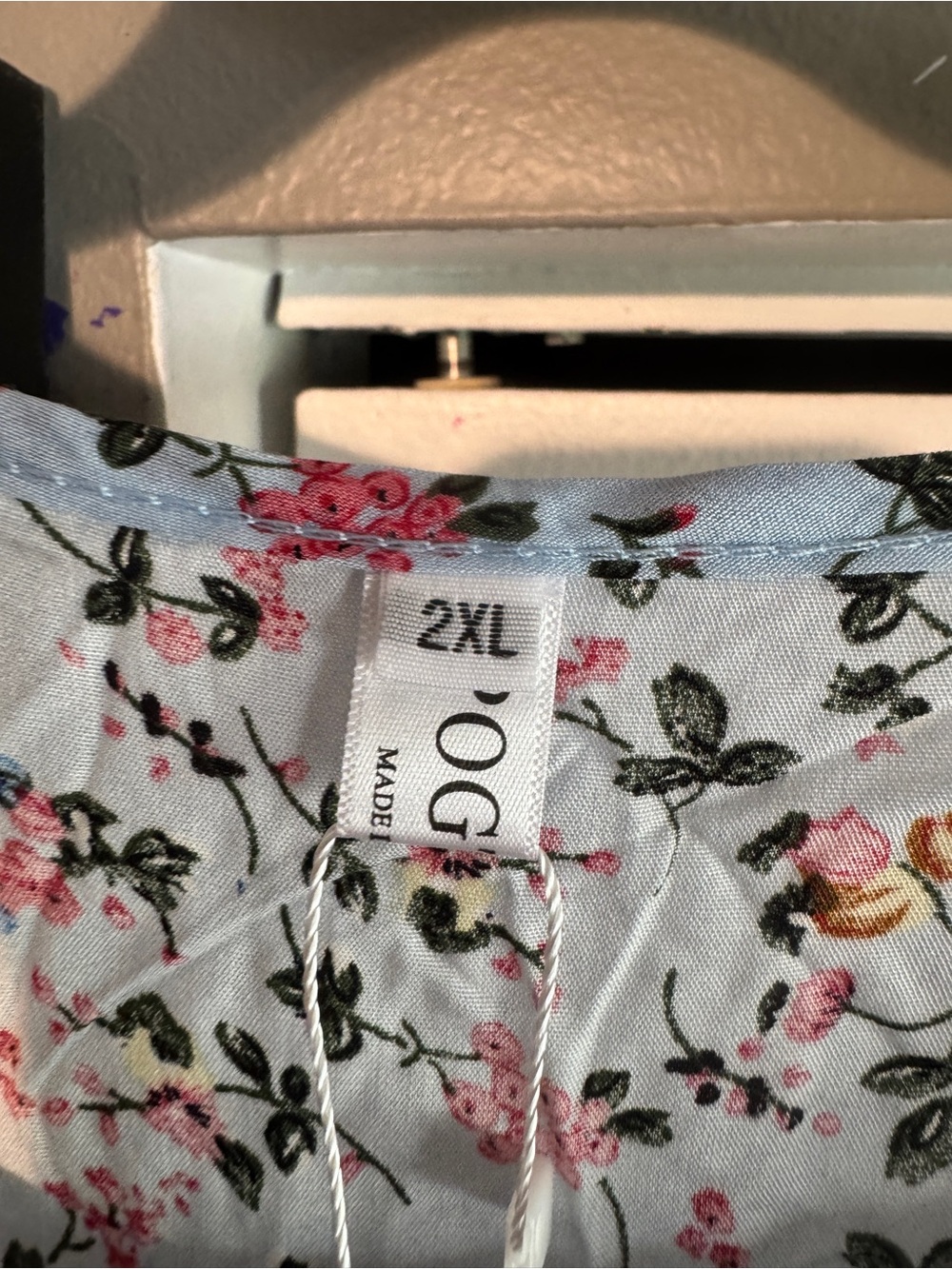 Brand New with Tags! Ultra-Soft Floral Modern Muumuu / House Dress - Picture 4 of 5